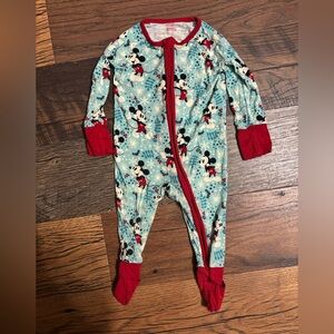 Disney Mickey Mouse Christmas Little Sleepies 3-6 M